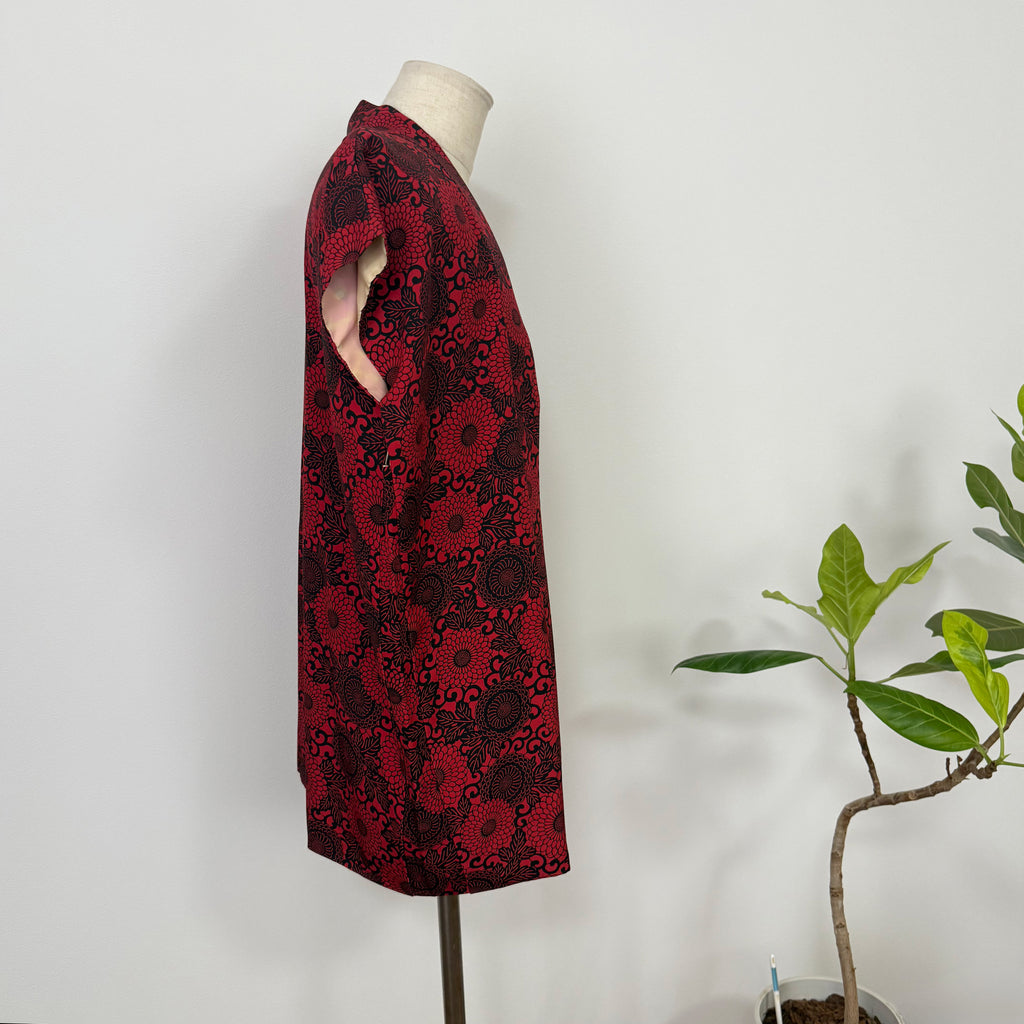 Handmade Luxury Kimono Vest – Upcycled from Japanese Vintage Kimono Fabric