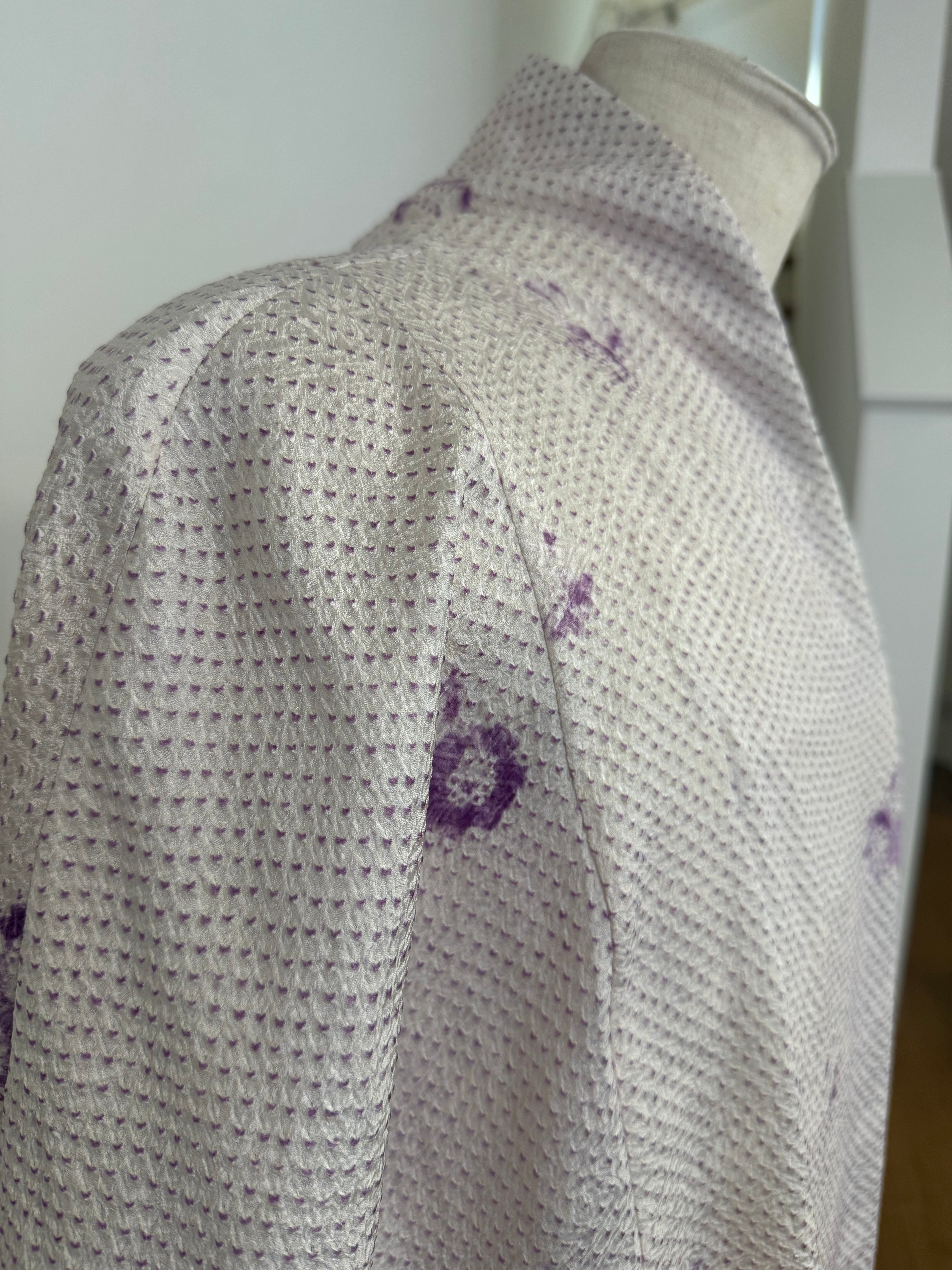 Luxury Upcycled Sou-Sibori Kimono Vest – Handmade from Genuine Japanese Vintage Textile