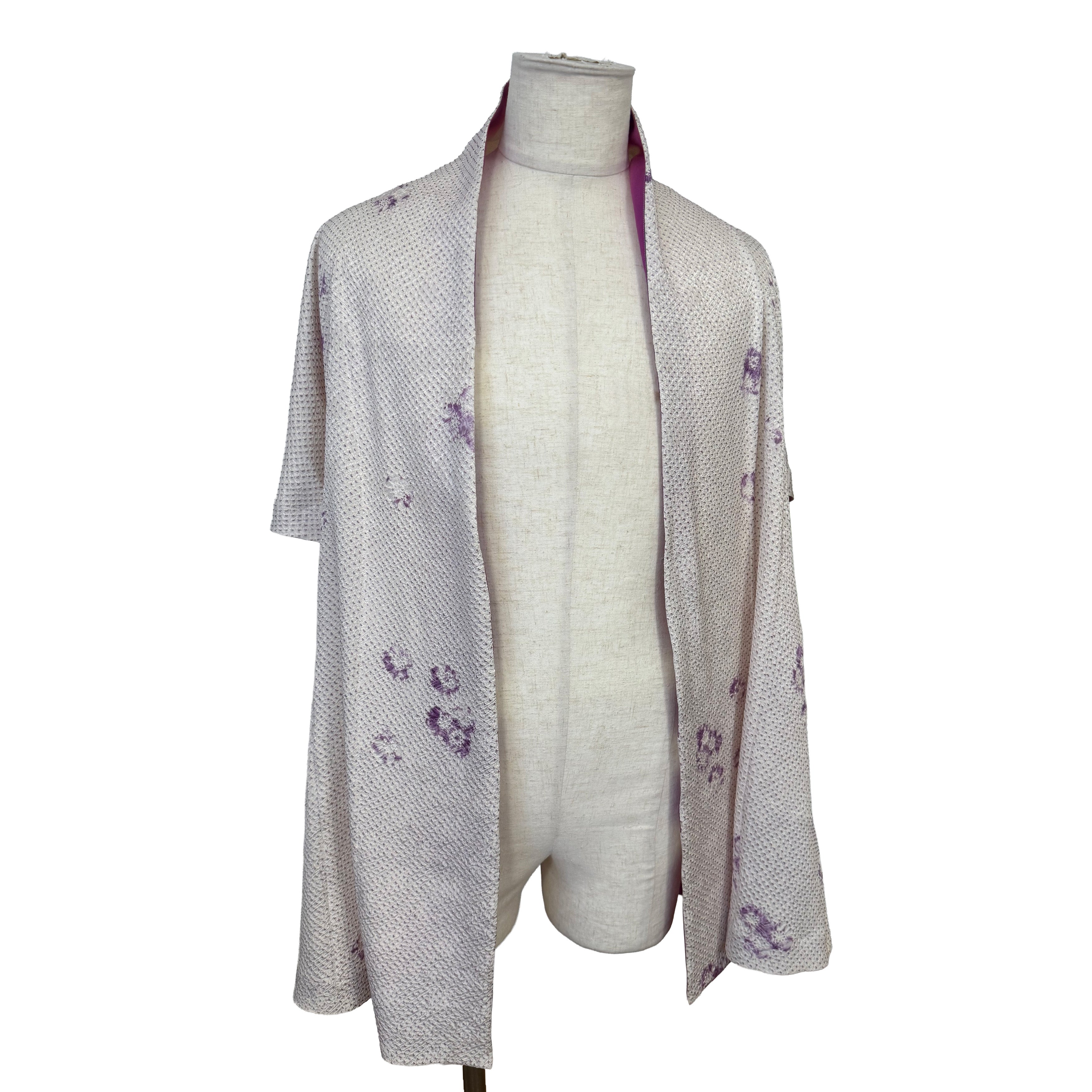 Luxury Upcycled Sou-Sibori Kimono Vest – Handmade from Genuine Japanese Vintage Textile